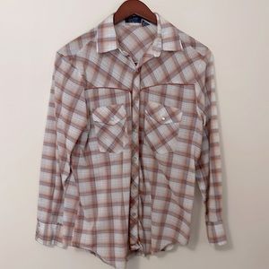 Vintage Western snap shirt, Men’s Medium